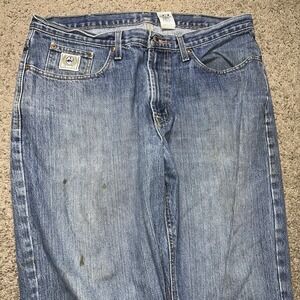 Cinch Men's White Label Relaxed Fit Medium Stone Wash Jeans 38x32